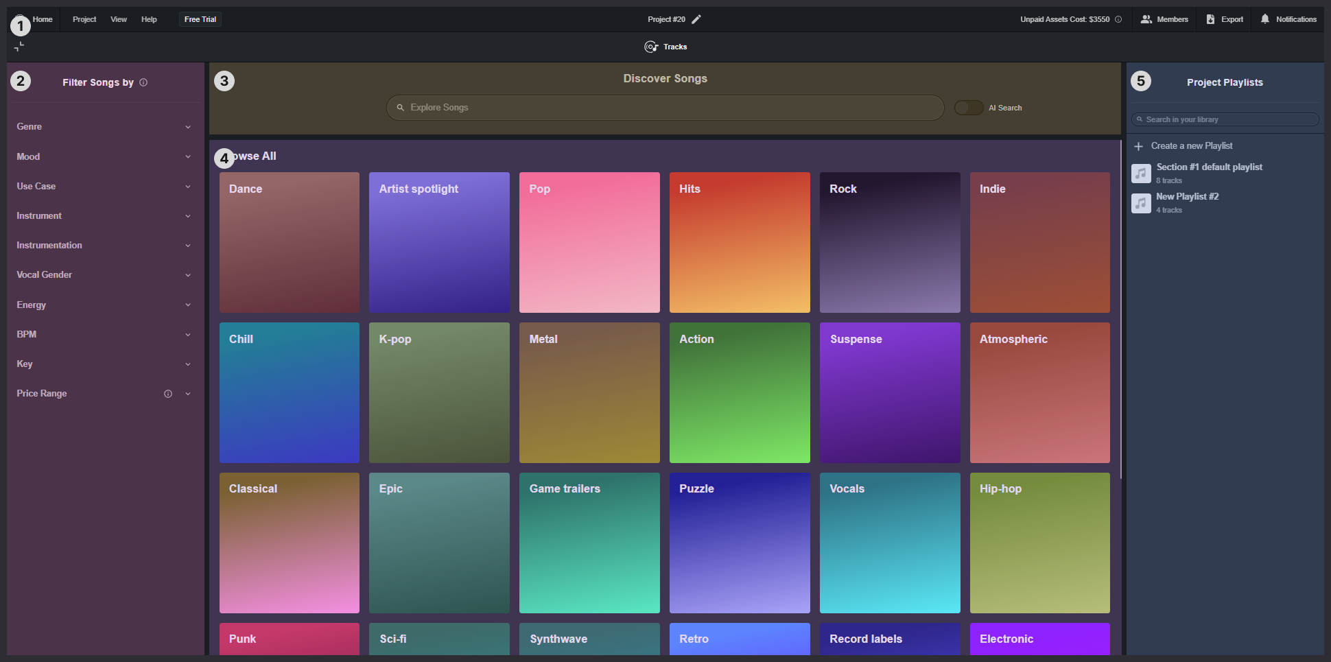 Project Search Highlights